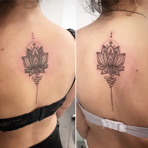 Tatuaje de flor de loto