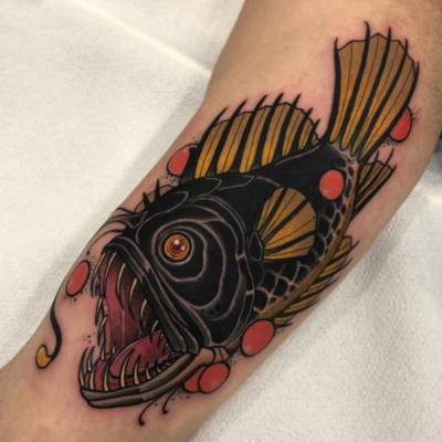 60 Angler Fish Tattoo Designs For Men  Deep Sea Ink Ideas  Angler fish  tattoo Tattoos Tattoo designs men