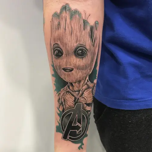 Groot tattoo.