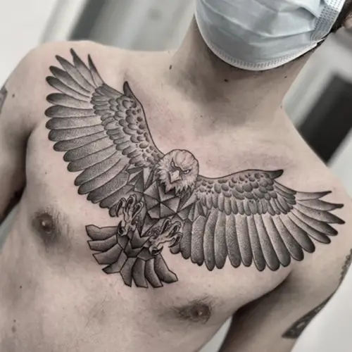 Tatuatge Àguila pit